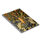 William Morris Woodpecker Tapestry Arts & Crafts Notitieboek (Rechterzijde)