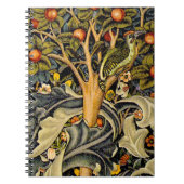 William Morris Woodpecker Tapestry Arts & Crafts Notitieboek (Voorkant)