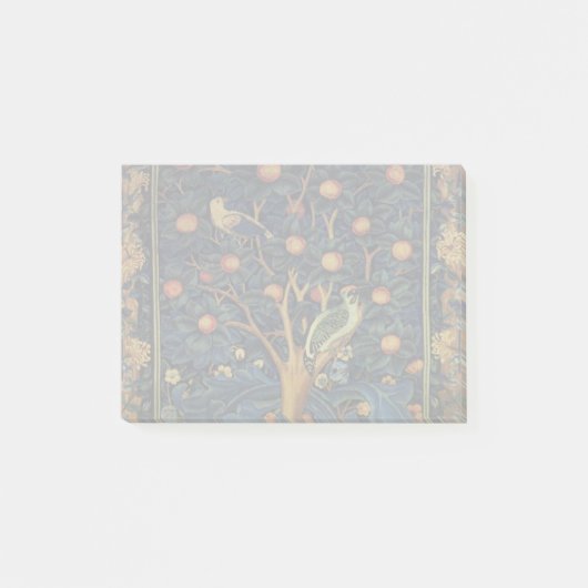 William Morris Woodpecker Tapestry Arts & Crafts Post-it® Notes (Voorkant)