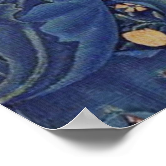 William Morris Woodpecker Tapestry Arts & Crafts Poster (Hoek)