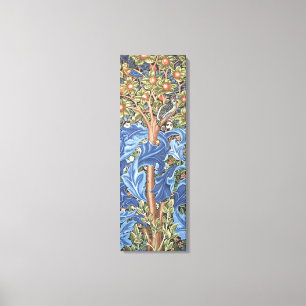 William Morris Woodpecker Tapestry Floral Canvas Afdruk
