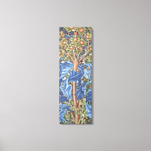 William Morris Woodpecker Tapestry Floral  Canvas Afdruk (Voorkant)