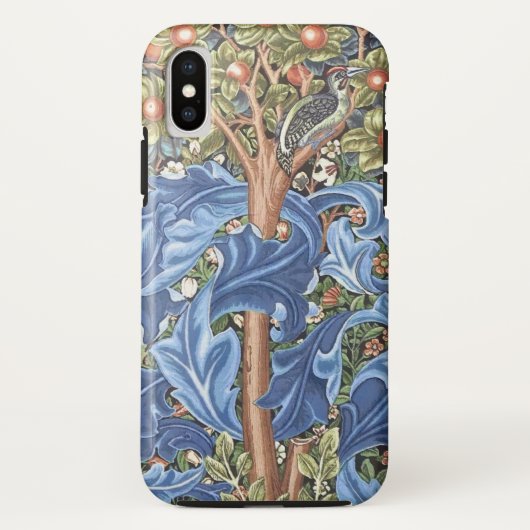 William Morris Woodpecker Tapestry Floral Case-Mate iPhone Case (Achterkant)