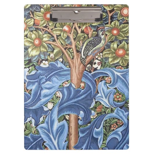 William Morris Woodpecker Tapestry Floral  Klembord (Voorkant)