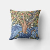 William Morris Woodpecker Tapestry Floral  Kussen (Achterkant)