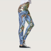 William Morris Woodpecker Tapestry Floral Leggings (Rechts)