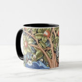 William Morris Woodpecker Tapestry Floral  Mok (Voorkant links)