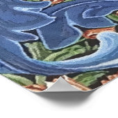 William Morris Woodpecker Tapestry Floral  Poster (Hoek)