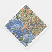 William Morris Woodpecker Tapestry Floral  Servet (Hoek)
