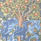 William Morris Woodpecker Tapestry Floral  Sticker (Voorkant)