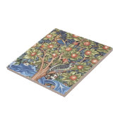 William Morris Woodpecker Tapestry Floral  Tegeltje (Zijkant)