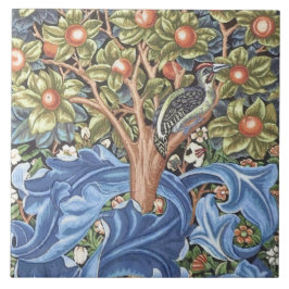 William Morris Woodpecker Tapestry Floral  Tegeltje