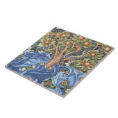 William Morris Woodpecker Tapestry Floral  Tegeltje (Zijkant)