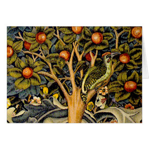 William Morris Woodpecker Tapestry Vogels Bloemen