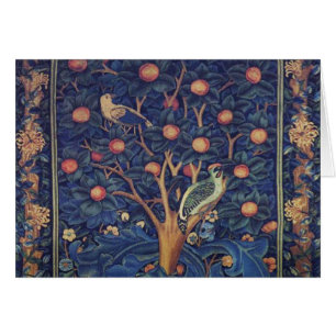William Morris Woodpecker Tapestry Vogels Bloemen