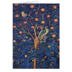 William Morris Woodpecker Tapestry Vogels Bloemen