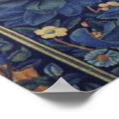 William Morris Woodpecker Tapestry Vogels Bloemen Poster (Hoek)