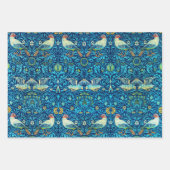William Morris Wrapping Paper Art Blue Birds (Voorkant 3)