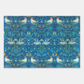William Morris Wrapping Paper Art Blue Birds (Voorkant 2)