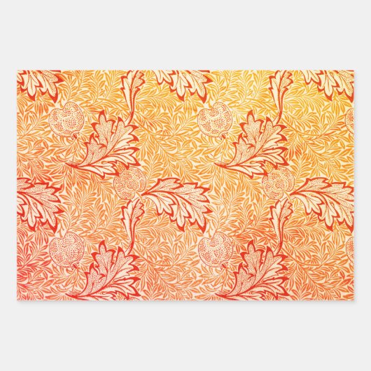 William Morris Wrapping Paper Flat SET (Voorkant 3)