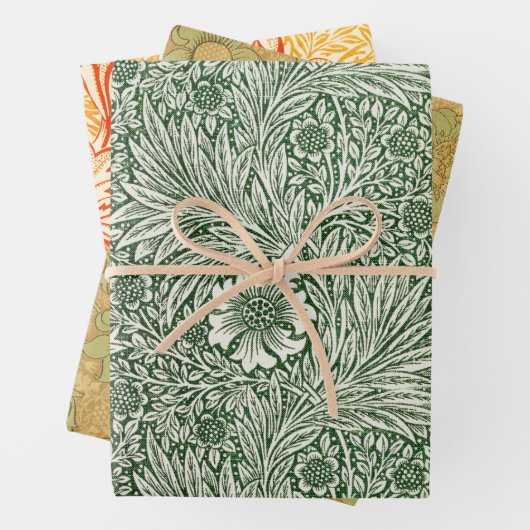 William Morris Wrapping Paper Flat SET (In situ)