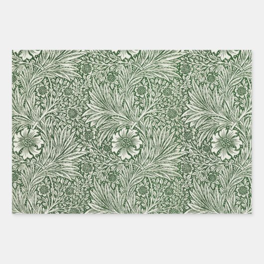 William Morris Wrapping Paper Flat SET (Voorkant)
