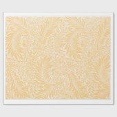 William Morris YELLOW LEAF PATTERN GIFT WRAP Cadeaupapier (Vlak)