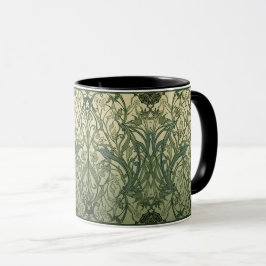 William Morris Zeewier Vintage Bloem art nouveau Mok