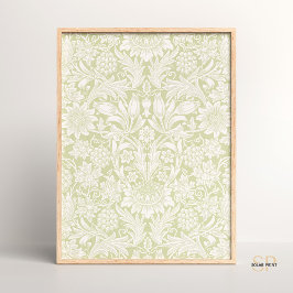 William Morris Zonnebloem Artistieke Natuur Print