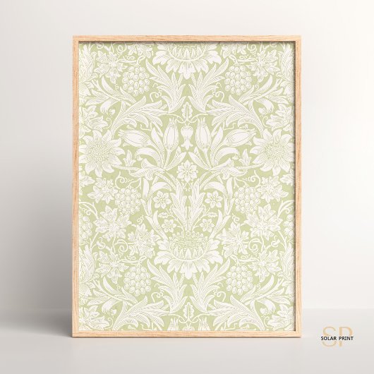 William Morris Zonnebloem Artistieke Natuur Print