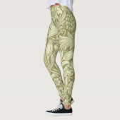 William Morris Zonnebloem Bloemen Bloemen Botanisc Leggings (Links)