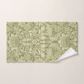 William Morris Zonnebloem Groene Bloem Bad Handdoek (Handdoek)