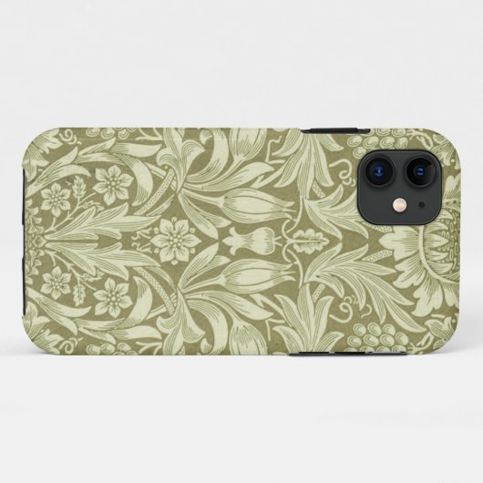 William Morris Zonnebloem Groene Bloem Case-Mate iPhone Case (Achterkant (horizontaal))