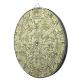 William Morris Zonnebloem Groene Bloem Dartbord (Voorkant Rechts)