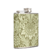 William Morris Zonnebloem Groene Bloem Heupfles (Rechts)