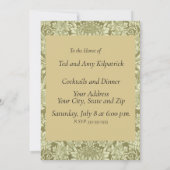 William Morris Zonnebloem Groene Bloem Kaart (Achterkant)