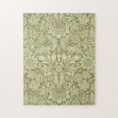 William Morris Zonnebloem Groene Bloem Legpuzzel (Verticaal)