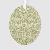 William Morris Zonnebloem Groene Bloem Ornament (voorkant)
