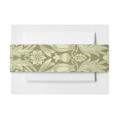 William Morris Zonnebloem Groene Bloem Uitnodigingen Wikkel (Voorkant Voorbeeld)