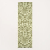 William Morris Zonnebloem Groene Bloem Yogamat (Voorkant)