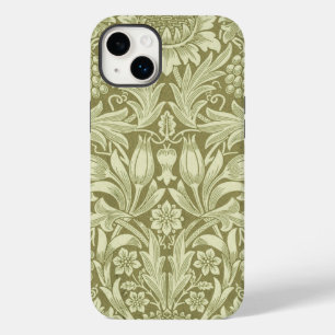 William Morris Zonnebloem Vintage Olijfgroene Dama Case-Mate iPhone 14 Plus Hoesje