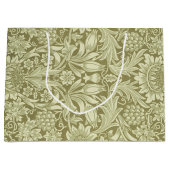 William Morris Zonnebloem Vintage Olijfgroene Dama Groot Cadeauzakje (Voorkant)