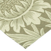 William Morris Zonnebloem Vintage Olijfgroene Dama Korte Tafelloper (Hoek)