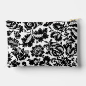 William Morris Zwart Wit Venetiaans Bloemmotief Etui (Achterkant)
