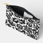William Morris Zwart Wit Venetiaans Bloemmotief Etui (Open)