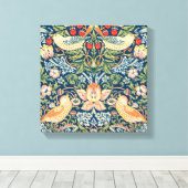 William Morris's aardbeiendief Canvas Afdruk (Insitu (Houten vloer))