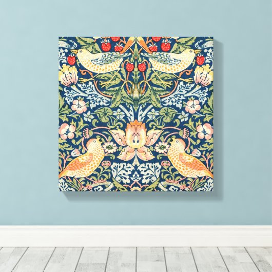 William Morris's aardbeiendief Canvas Afdruk (Insitu (Houten vloer))