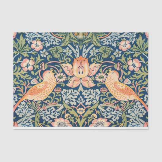 William Morris's aardbeiendief Tissuepapier (Voorkant)