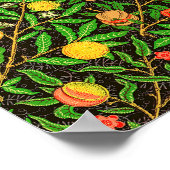William Morris's achtergrond voor het fruitpatroon Poster (Hoek)