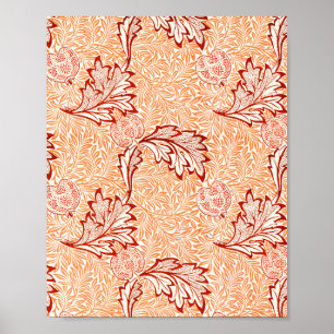 William Morris's beroemde Apple-patroon Poster